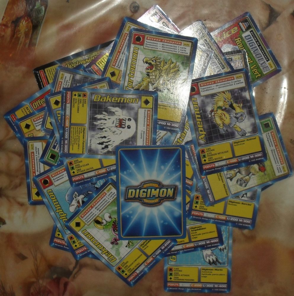 Lot de 43 cartes Digimon 1er �dition 45 Montreuil (93)