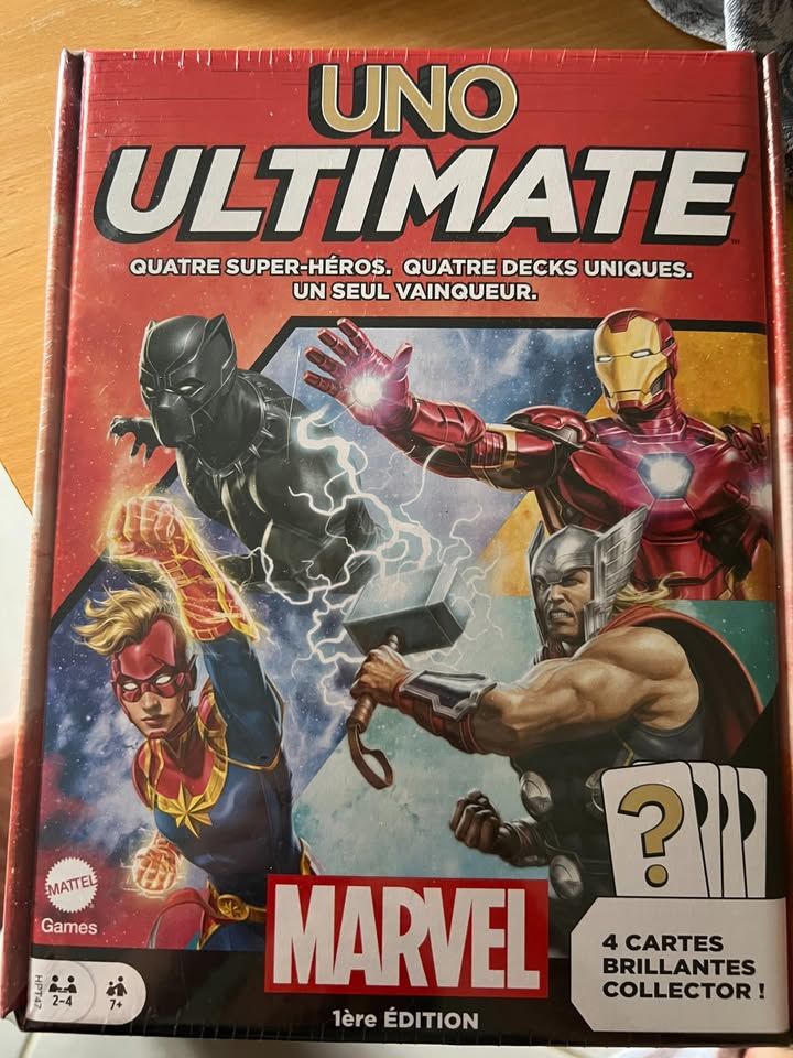 Jeu de cartes Mattel Games UNO Ultimate Marvel 20 Savigny-le-Temple (77)
