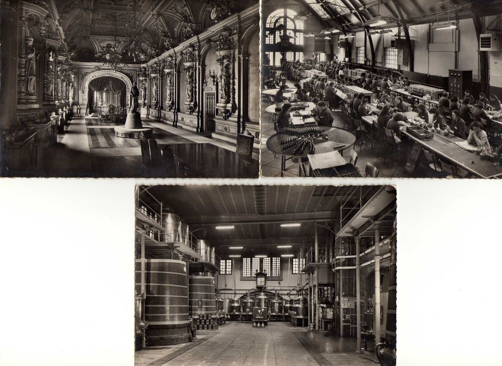 6 cartes postale sur la B�n�dictine � F�CAMP. 8 Viry-Noureuil (02)