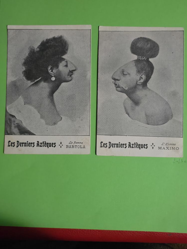 Lot de 2 Cartes postale des derniers azteques rarisisme 25 Aspres-sur-Bu�ch (05)