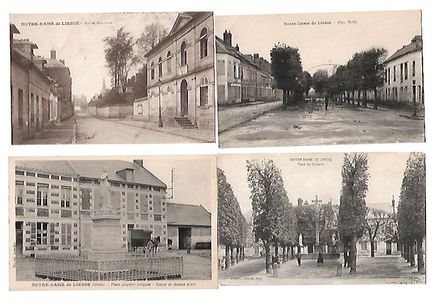 4 cartes postale  sur Notre-Dame de liesse Lot n�4 7 Viry-Noureuil (02)