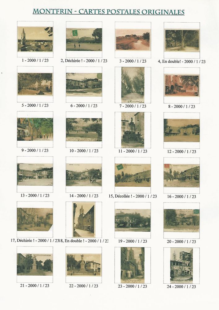 CPA (Cartes Postales Anciennes) de Monfrin, Theziers, Aramon 10 Th�ziers (30)