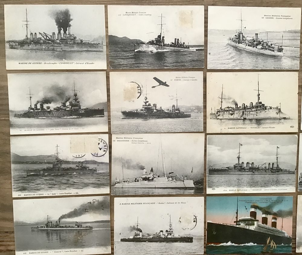 Cartes postales anciennes navires de guerre 0 Montauroux (83)