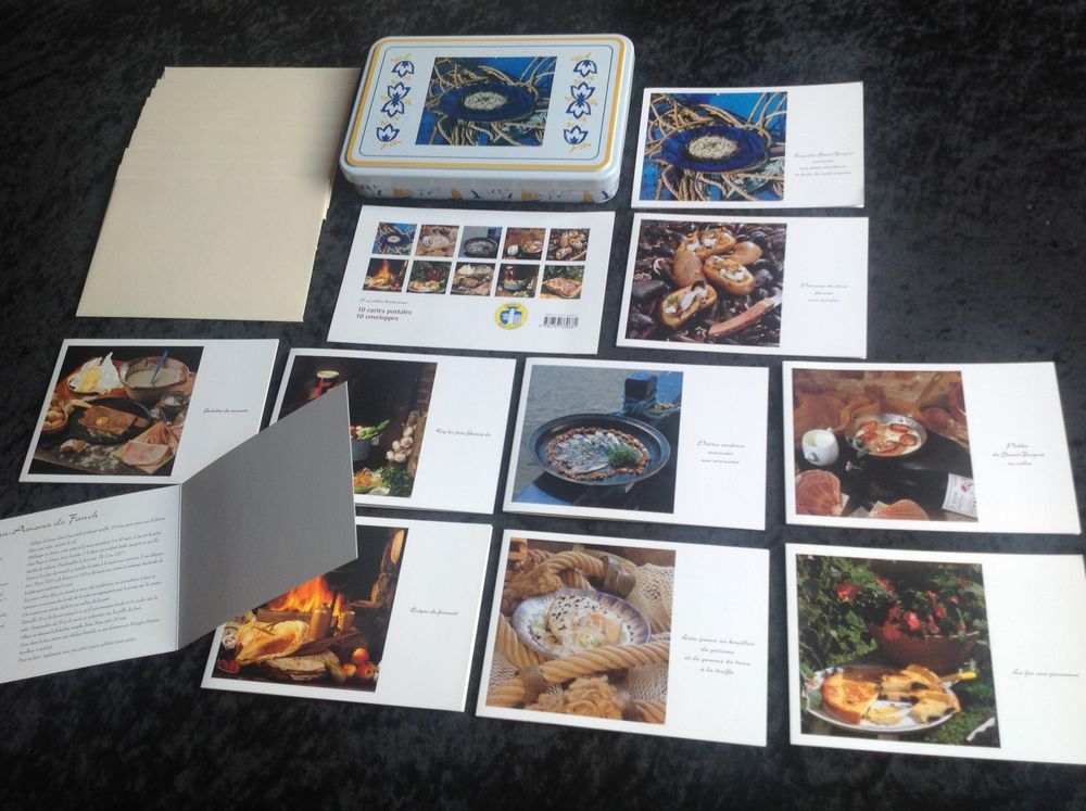 CARTES POSTALES BRETAGNE CUISINE 10 CARTES et ENVELOPPES Env 10 Tr�gunc (29)