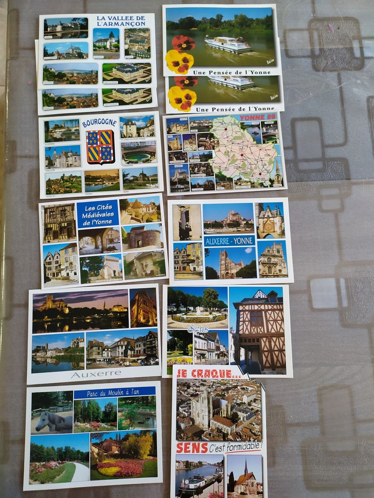 Lot de 12 cartes postales de l'Yonne NEUVES 5 Objat (19)