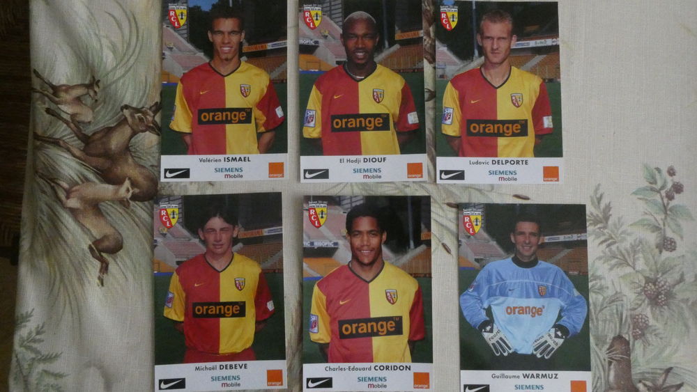 Lot Cartes et Posters R.C. LENS 2001 - 2002 0 Saint-Germain-Laval (42)