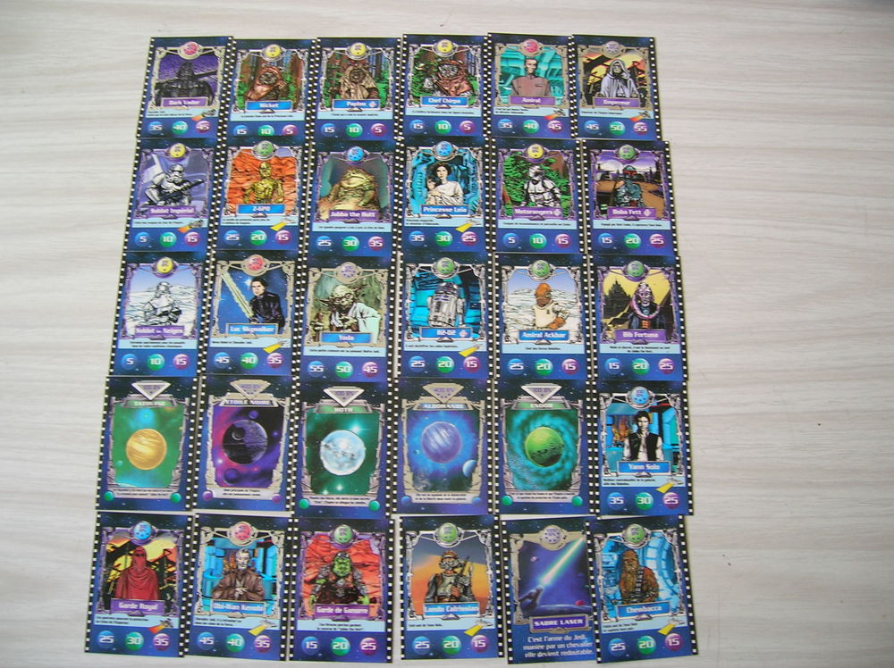 LOT DE 28 CARTES STAR WARS BN 55 Nantes (44)