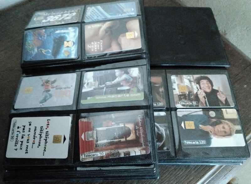 Lot 2 cartes telephone 80 �chassi�res (03)