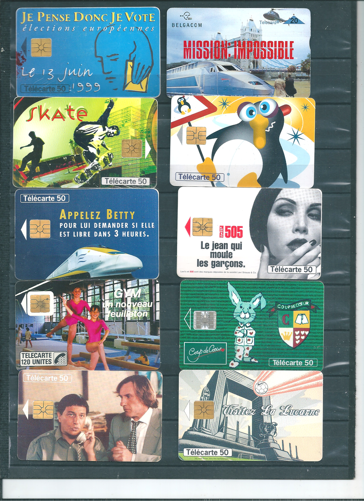 LOT DE 10 CARTES TELEPHONE 3 Neuilly-sur-Marne (93)