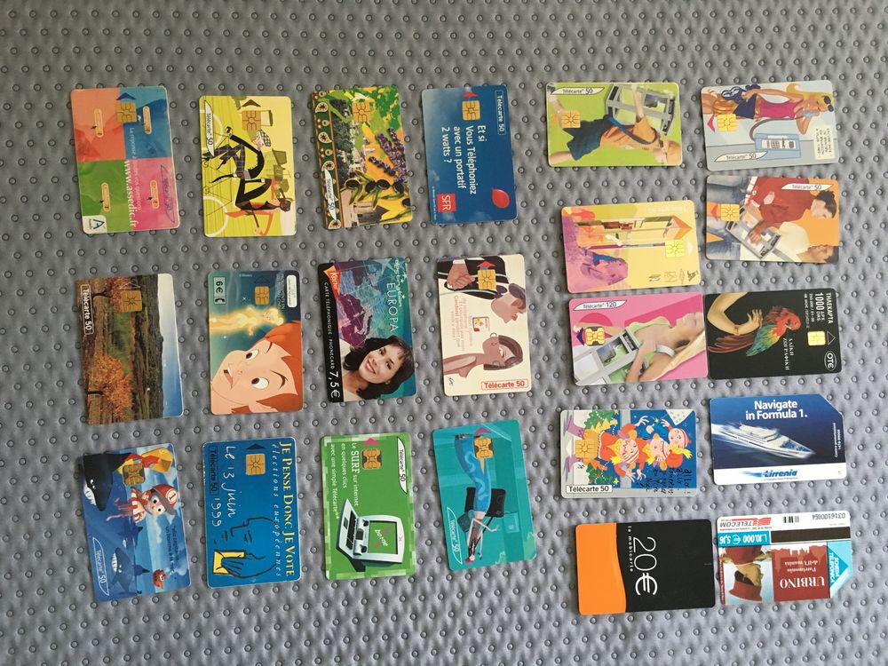 lot de cartes t�l�phoniques 20 Saint-Vit (25)