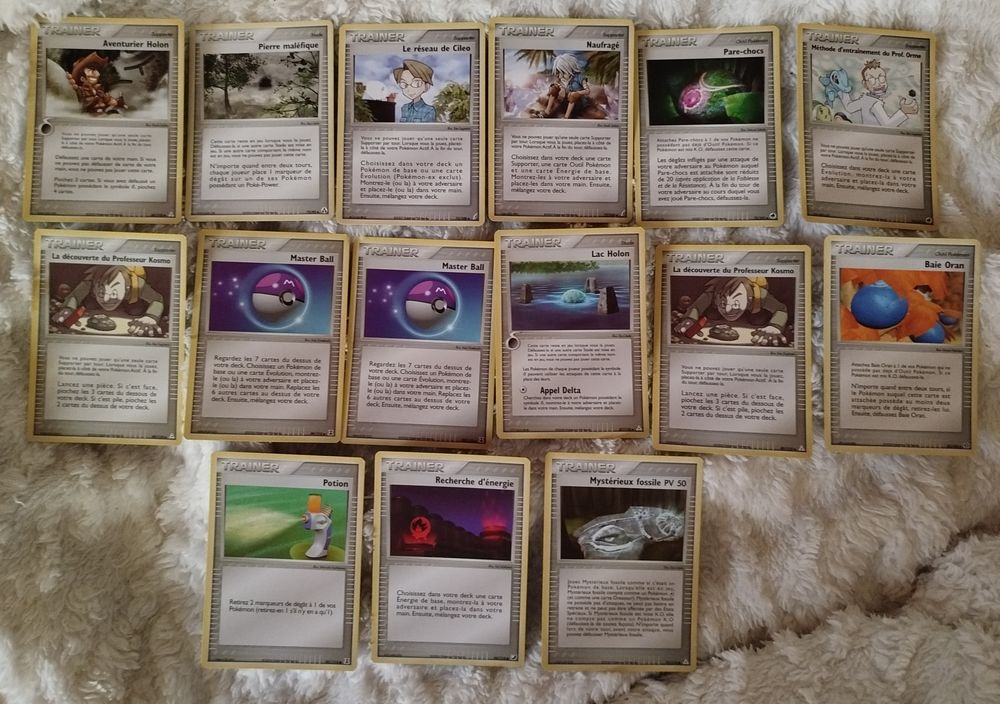 Lot de 15 cartes Trainer Pokemon 35 Auch (32)