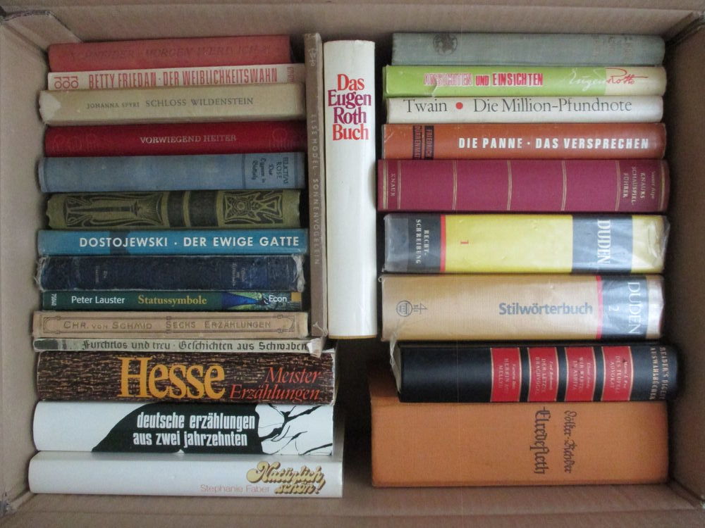 carton de 25 livres de litt�rature allemande
0 Meudon (92)