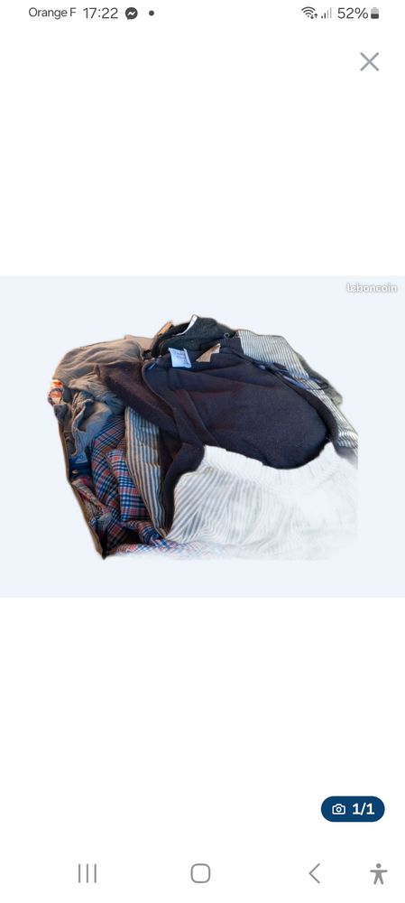 1 carton de 17 v�tements de grossesse.  36/38/40 10 Laize-la-Ville (14)