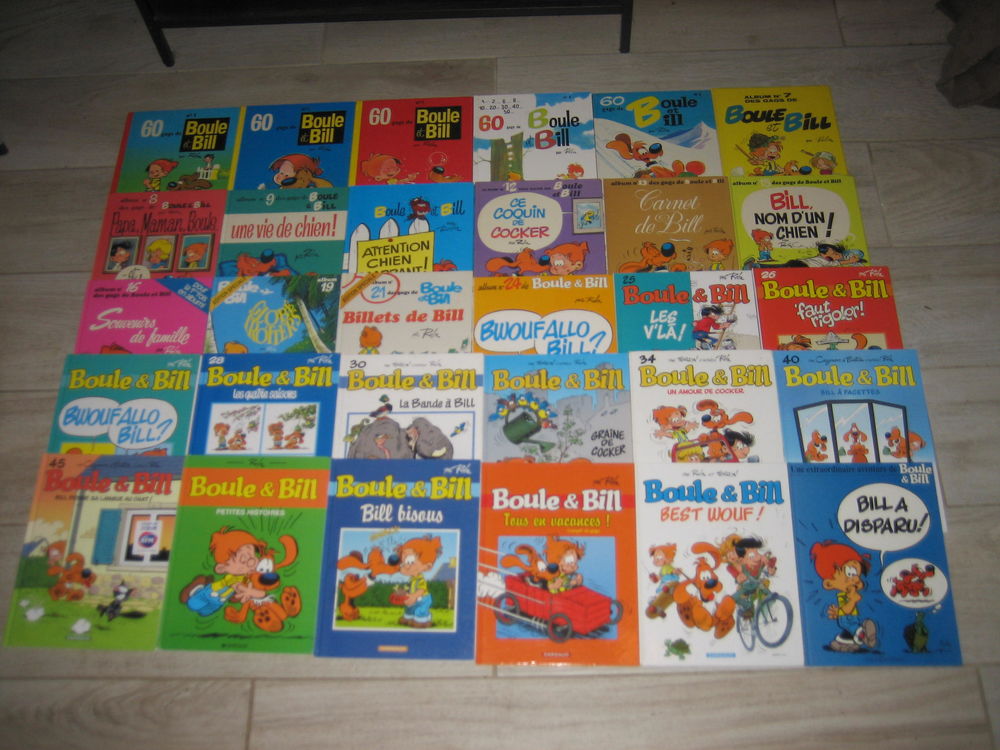 lot 30 bd cartonn�s en fran�ais BOULE ET BILL 150 C�zy (89)
