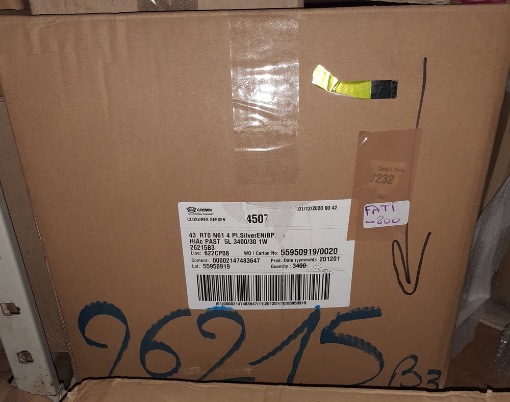 cartons de capsules � bocaux neuves Twist Off 43 0 Mont-de-l'If (76)