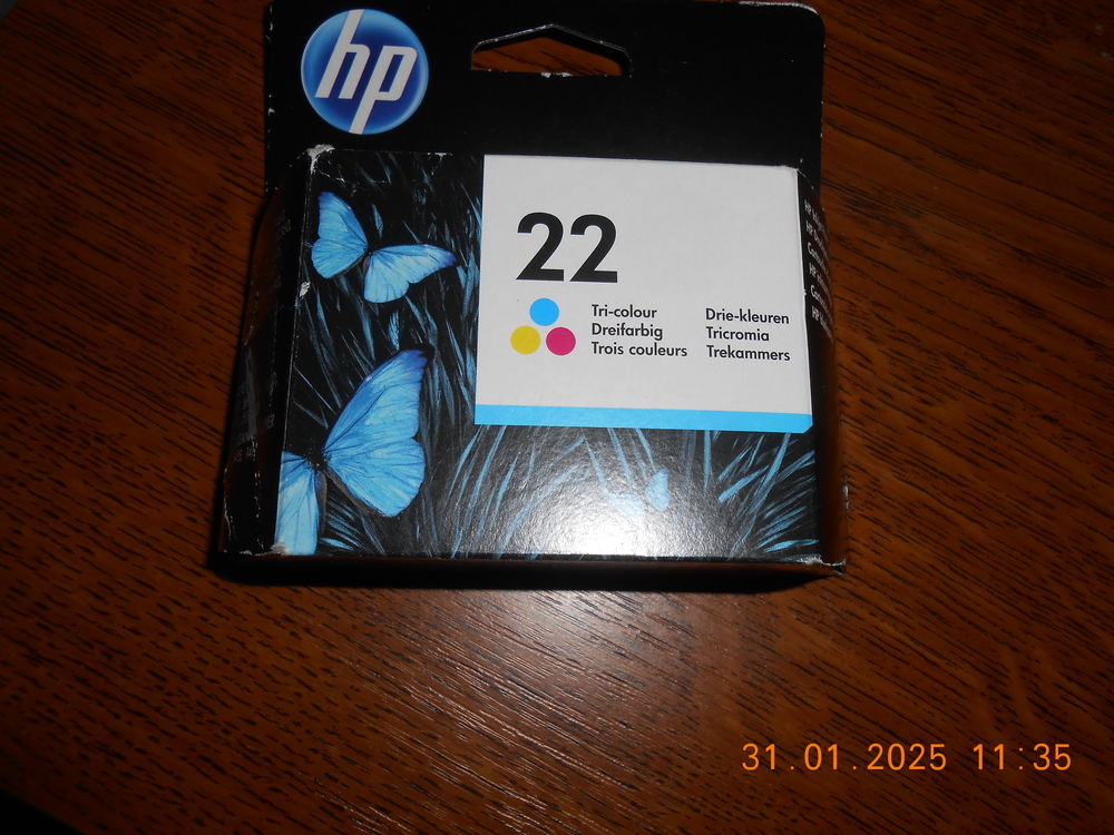 cartouche d'encre couleur pour ordinateur Hp. erreur d'achat 15 Marck (62)