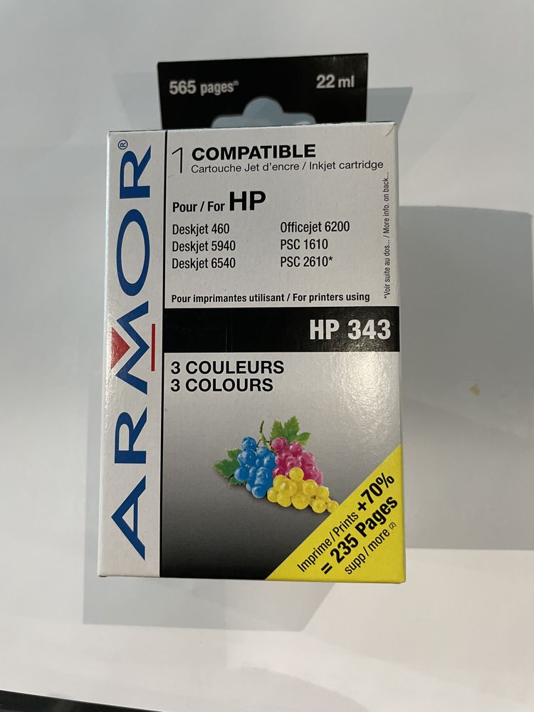 Cartouche encre 3 couleurs HP 343 NEUVE 30 Le Plessis-Robinson (92)