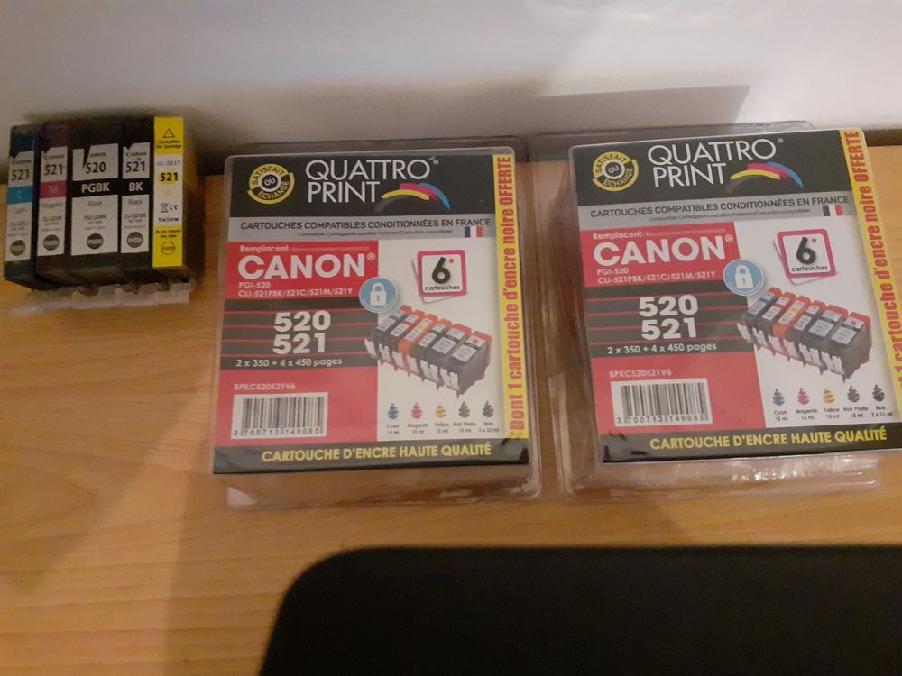 cartouche d'encre ( neuf 520-521 ) 20 Charleville-M�zi�res (08)