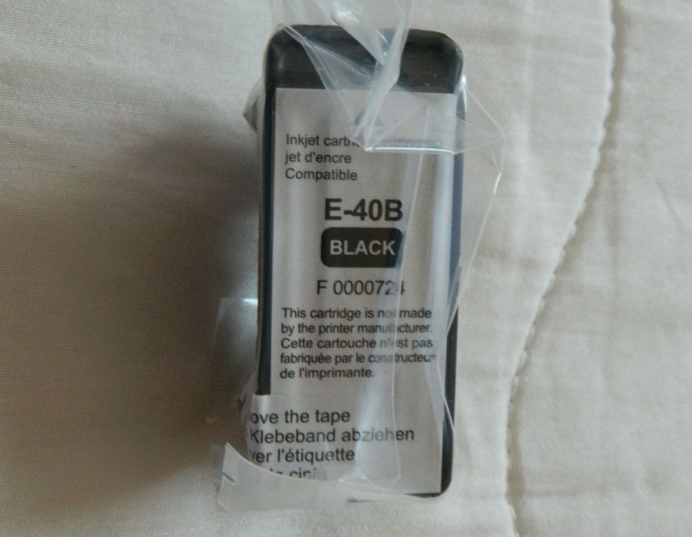 Cartouche encre noire compatible imprimante Epson T040 1.5 Villiers (86)