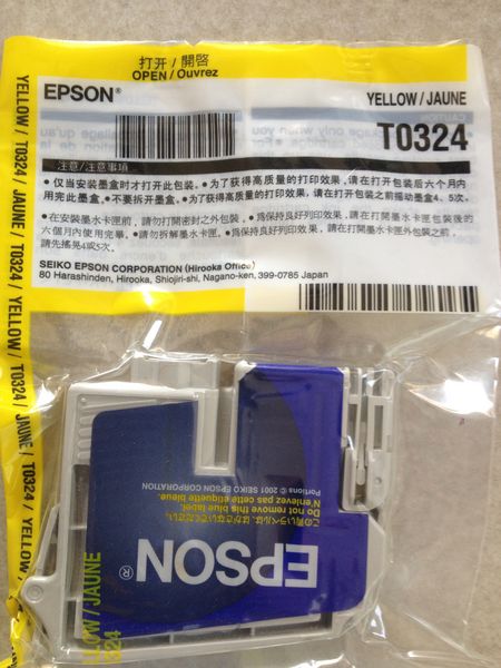 1 Cartouche neuve Jet d'Encre d'Origine EPSON T0324 Jaune 4 Canet Plage (66)