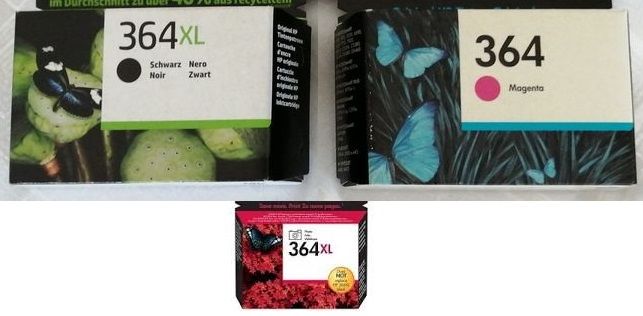 cartouches d'encre 364 et 364XL 10 Beauchamp (95)