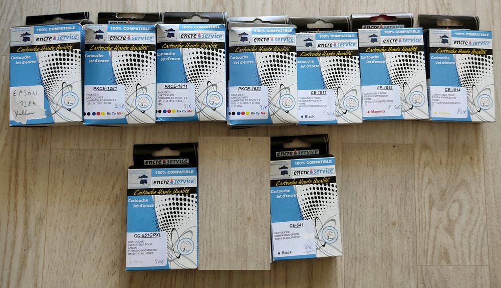 Cartouches d'encre Epson 4 Saint-Brieuc (22)