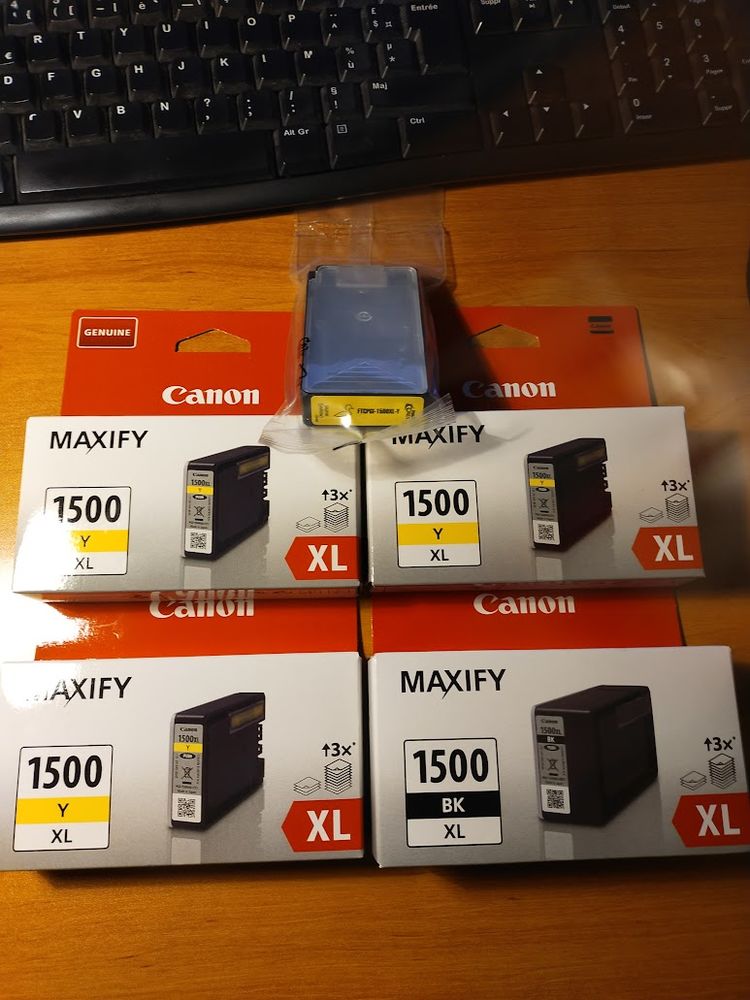 Lot de cartouches d'encre imprimante Canon Maxify R�f. 1500 20 Saint-Bauz�ly (30)