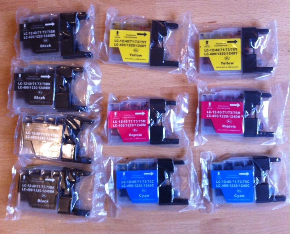 10 Cartouches d'encre pour Brother 12 Toulon (83)