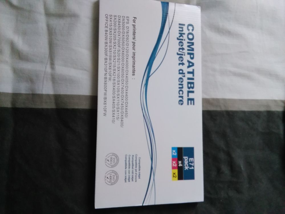  cartouches   g�n�riques d'imprimante Epson Stylux  SX415 5 Sarzeau (56)