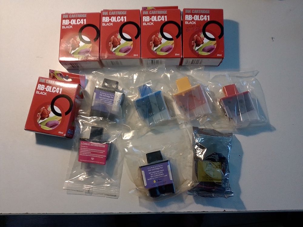 CARTOUCHES IMPRIMANTE BROTHER, compatibles LC900, lot de 13 7 Penv�nan (22)