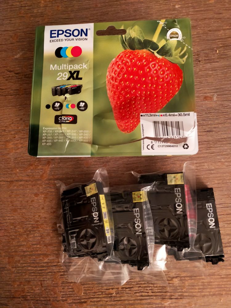 Set de 4 cartouches imprimante 29 XL Epson 45 Fleury-les-Aubrais (45)