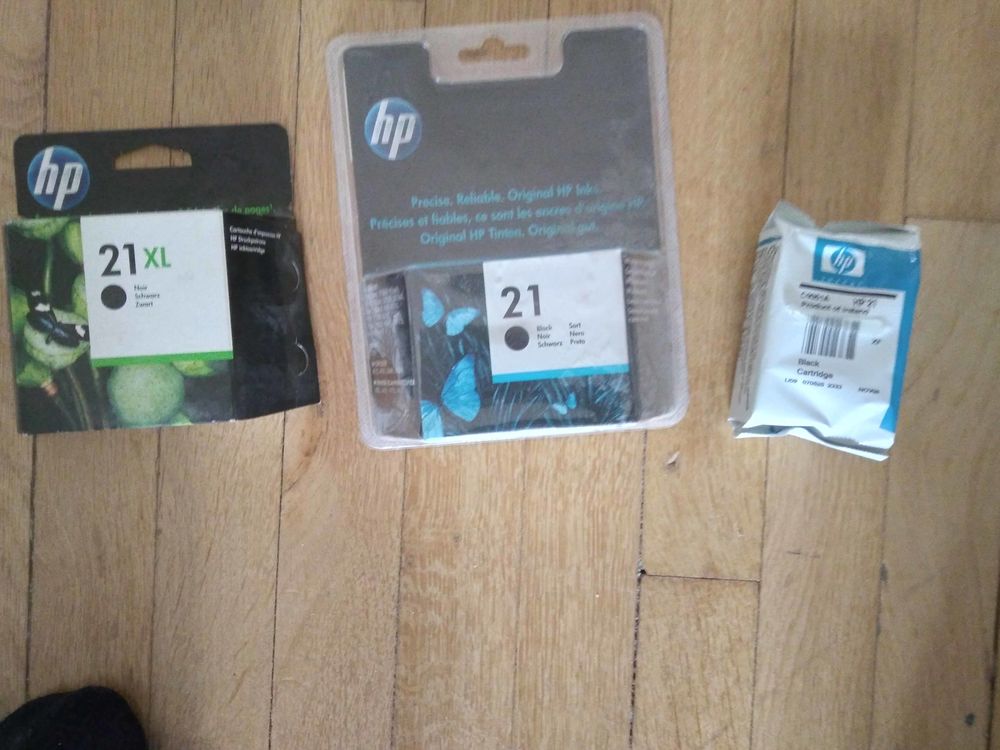 Cartouches neuves d'encre (HP 21) authentiques 25 Viroflay (78)
