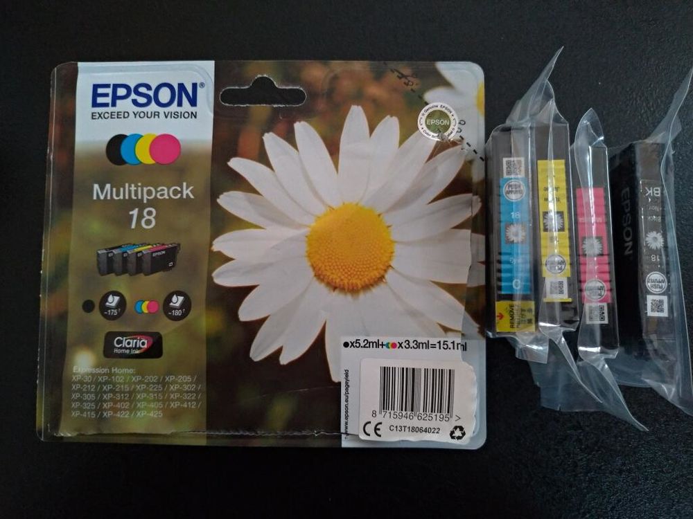 Cartouches originales Epson Marguerite 15 Lyon 7 (69)