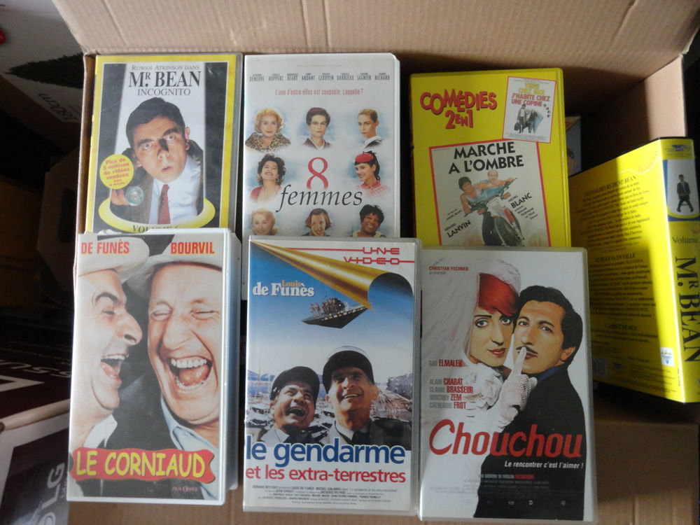 LOT DE 10 Cassettes Vidéo VHS occasion Titanic harry potter... EUR 8,00 - FR