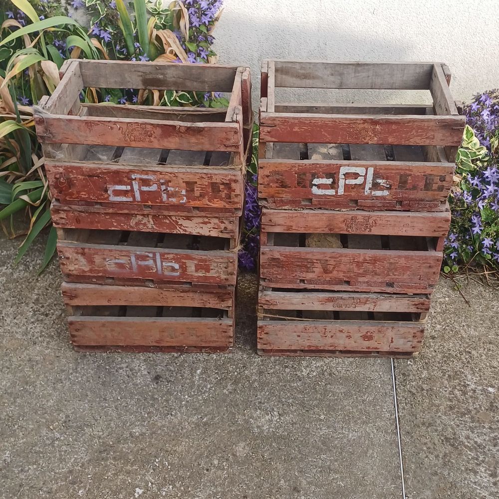 Casier caisse en bois arville vintage 25 Rethel (08)