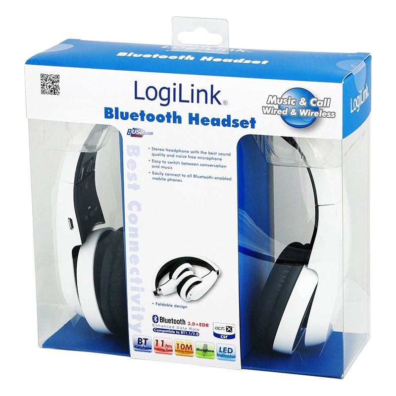 Casque Bluetooth LogiLink Blanc BT0017 10 Vouneuil-sur-Vienne (86)