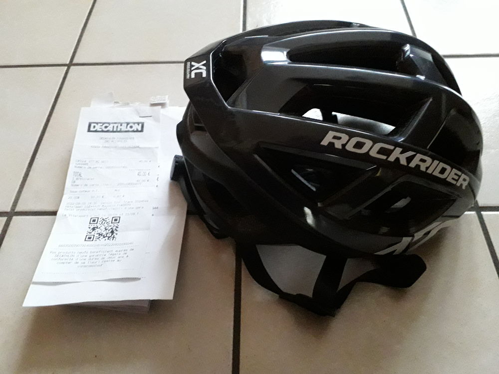 CASQUE VTT XC GRIS ROCKRIDER. 30 Fr�vent (62)