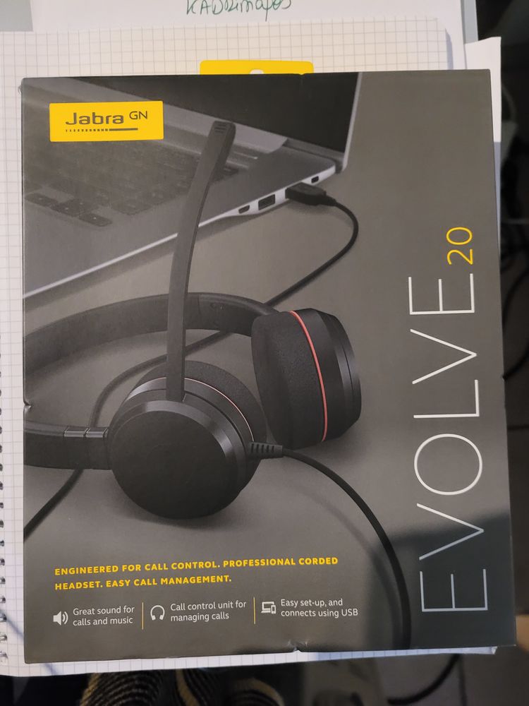 Casque Jabra Evolve 20 UC st�r�o - micro-sur oreille/filaire 49 Marseille 2 (13)