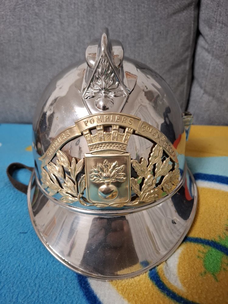 Casque pompier de Soisy-sur-Seine d�p 91 110 Ser�mange-Erzange (57)