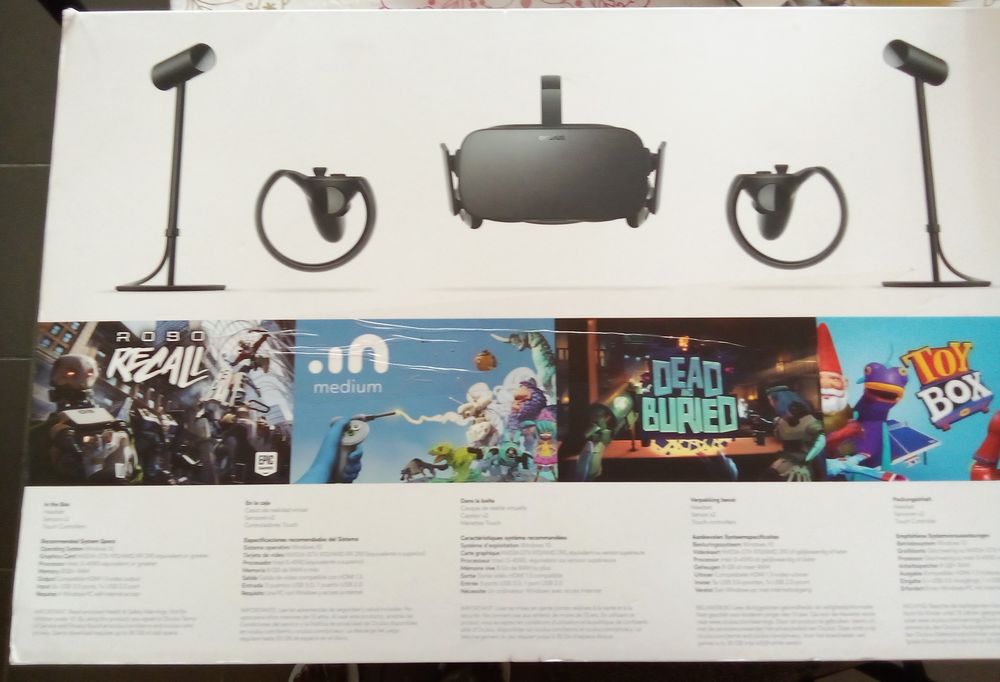 Casque de r�alit� virtuel,Oculus rift S, �tat neuf 150 Soye-en-Septaine (18)