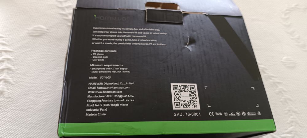 Casque de r�alit� virtuelle Hamswan 29 Montalieu-Vercieu (38)