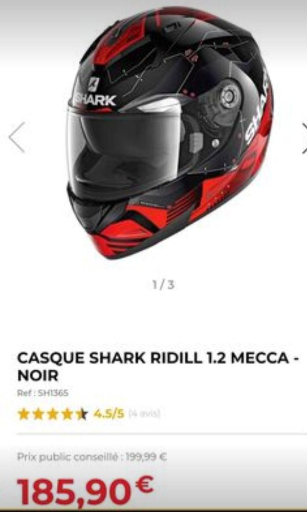 Casque shark 90 Abbeville (80)