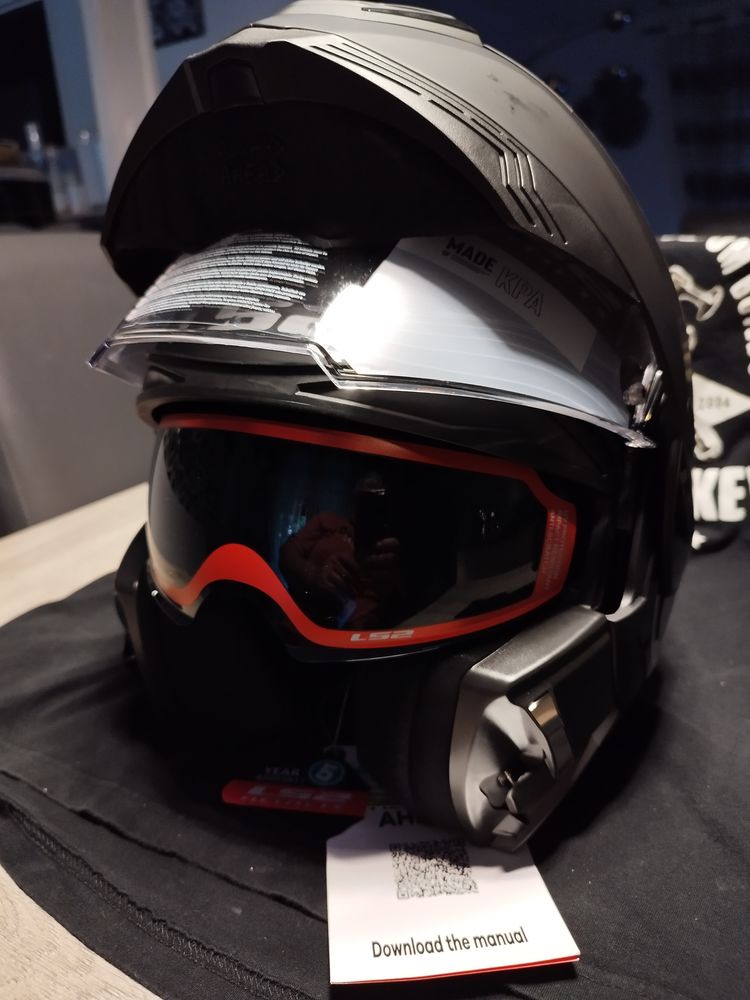 Casque LS2 Valiant II FF900 GRIS 210 Narbonne (11)