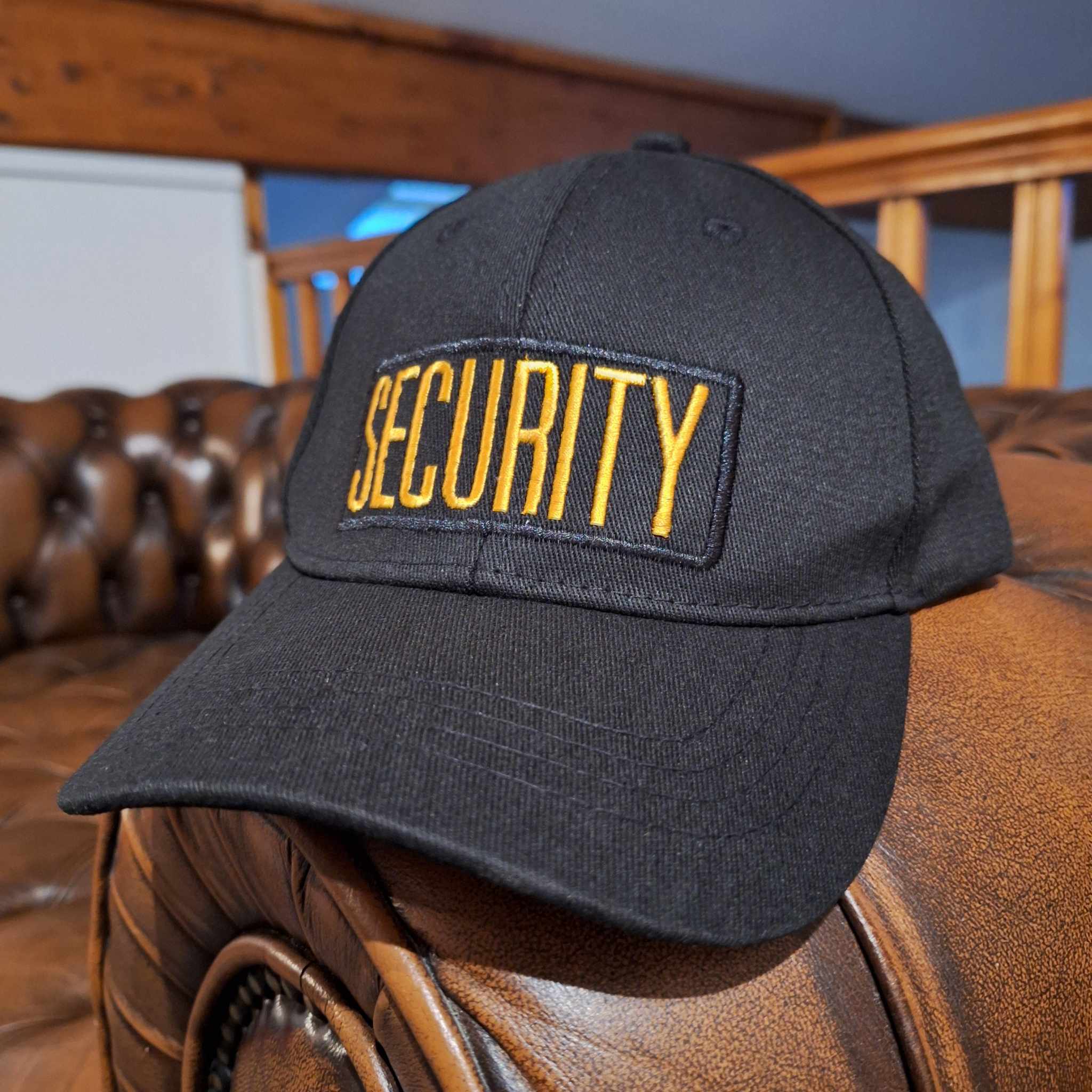 Casquette noir brod�e #Security 13 Hurigny (71)