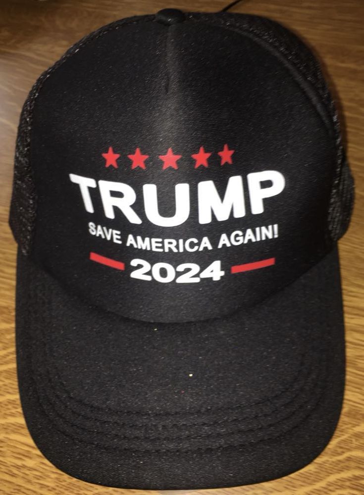 Casquette Trump 2024 Noire-type mailles/ filet sur l'arri�re 8 Suzannecourt (52)