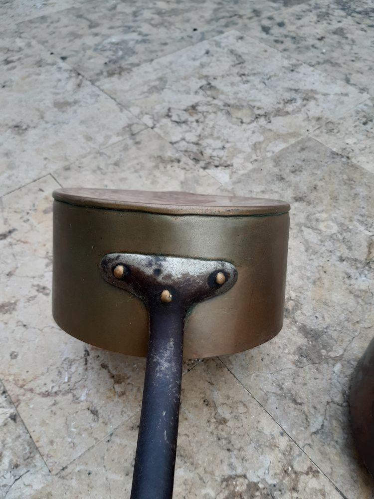 Casseroles anciennes en cuivre 35 Saint-Genis-Laval (69)