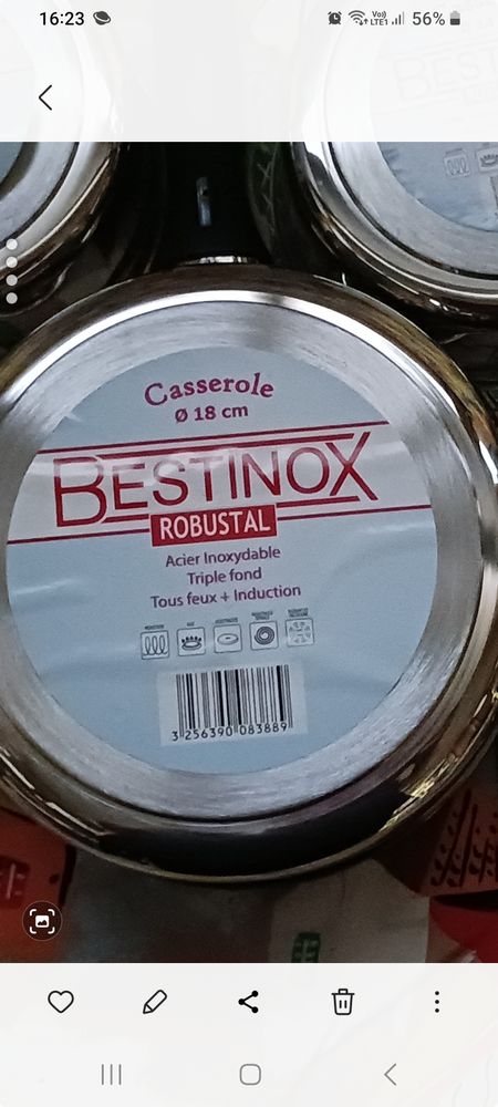  Casseroles Neuves (Lot de 5) 70 Brignoles (83)