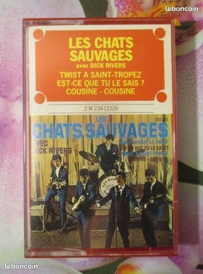 Cassette audio Les Chats Sauvages  3 Hérouville-Saint-Clair (14)