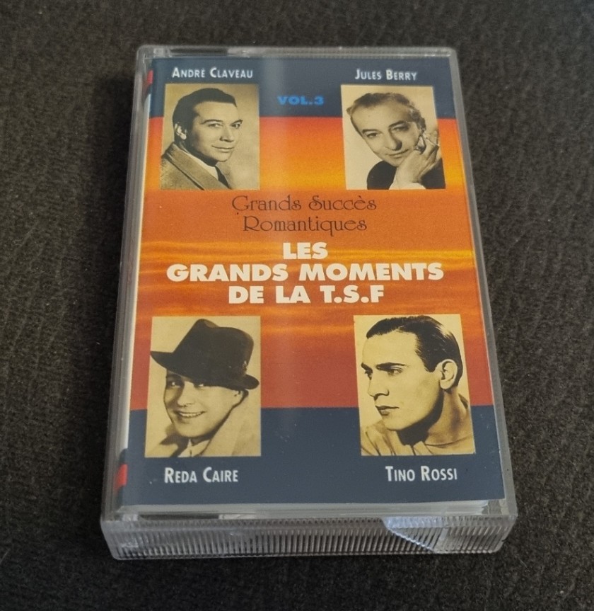 Cassette audio -  Les Grands Moments de la T.S.F.  22 Aix-les-Bains (73)