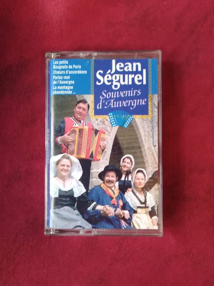 Cassette audio Jean ségurel souvenirs d'Auvergne 3 Avermes (03)
